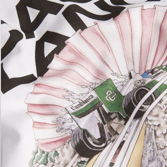 Casablanca Racing Shell cotton T-shirt - Picture 7 of 7